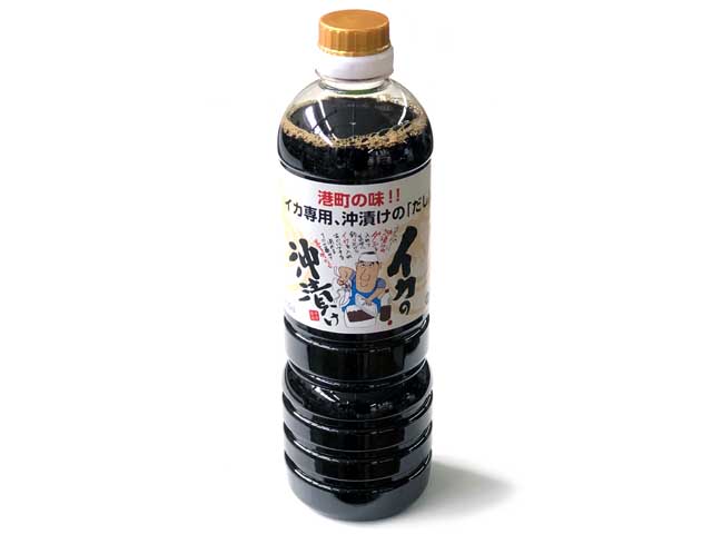 つり具 ｔｅｎ ｅｃ本店 中原醤油店 イカの沖漬け醤油 ７００ｍｌ 手の平サイズのイカ約７から１０杯分