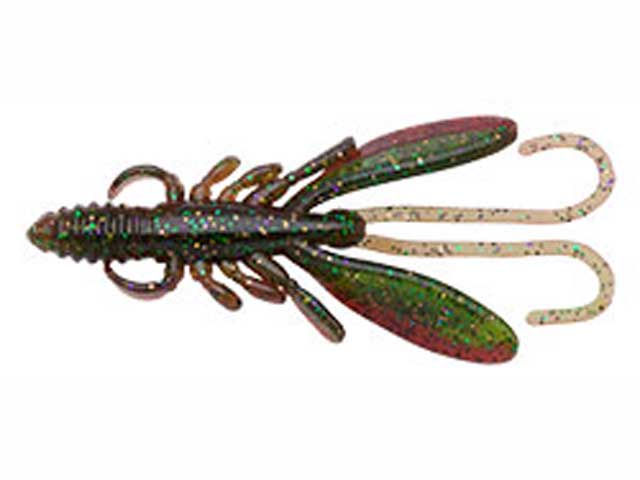 つり具・ＴＥＮ ＥＣ本店 /エコギア／ECOGEAR バグアンツ ３インチ （入数：８本／８２ｍｍ ＢＵＧＡＮＴＳ ３ｉｎｃｈ ロックフィッシュ用ワーム）  カラー：４３５：ボトムクローラー