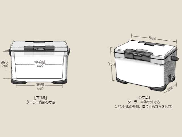 つり具・ＴＥＮ ＥＣ本店 /シマノ／Shimano NF-430U フィクセル ライト 300 カラー：グレー （容量：３０Ｌ 汎用クーラー）