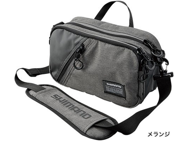 つり具・ＴＥＮ ＥＣ本店 /シマノ／SHIMANO BS-021Q ショルダーバッグ Ｍサイズ（１２×３４×２３ｃｍ 釣り専用タックルバッグ）  カラー：ブラック