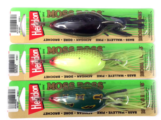 つり具・ＴＥＮ ＥＣ本店 /ヘドン／Heddon X0510 モスボス （MOSS BOSS ６．３５ｃｍ／７．０ｇ スローシンキング）  カラー／ＢＳ／ブラックシャッド（BlackShad）