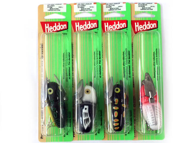 つり具・ＴＥＮ ＥＣ本店 /ヘドン／Heddon X9120 クレイジークローラー （CRAZY CRAWLER ６．０９ｃｍ／１７．５ｇ）  カラー／ＢＦ／ブルフロッグ（Bullfrog）